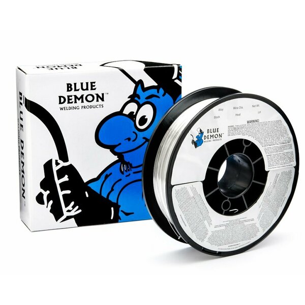 Blue Demon ER1100 X .035 X 4 lb 8in Spool aluminum welding wire ER1100-035-4P8I